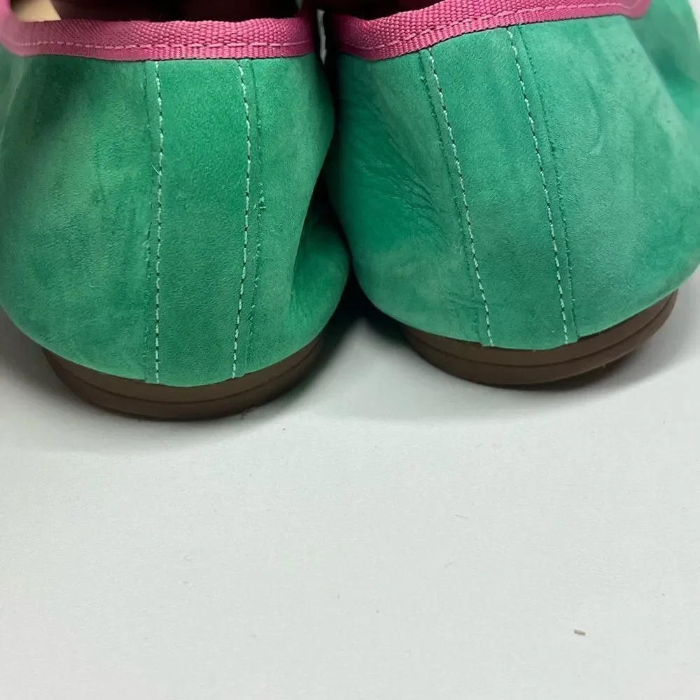 Lanidor Bohemian Suede Flat Ballet  Size 36 EU/ 6 US Made in Brazil